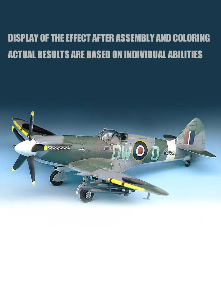 Academy assembled airplane mod - đánh giá và giá Model Kit Spitfire